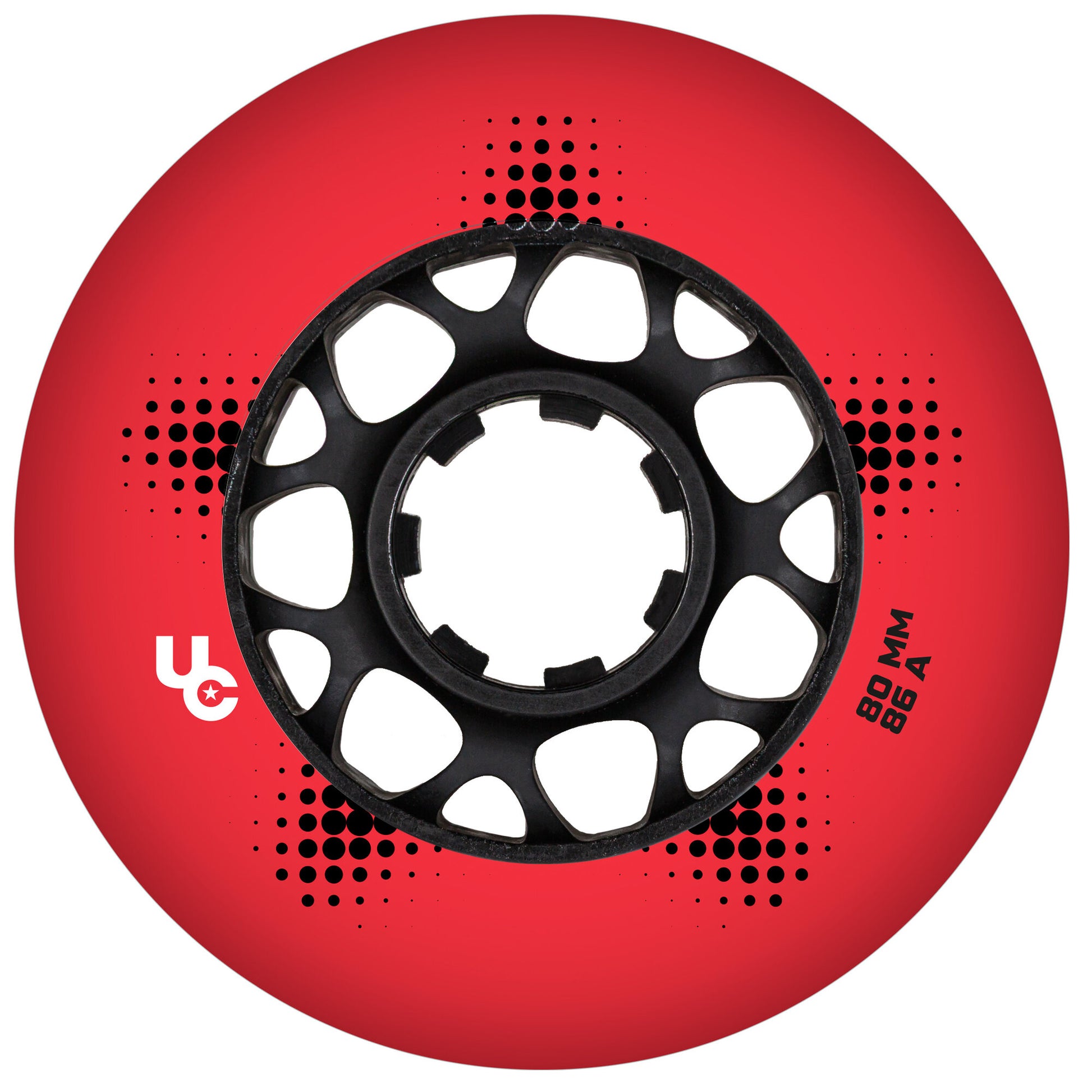 Team PRO 80mm/86a red, 4-Pack