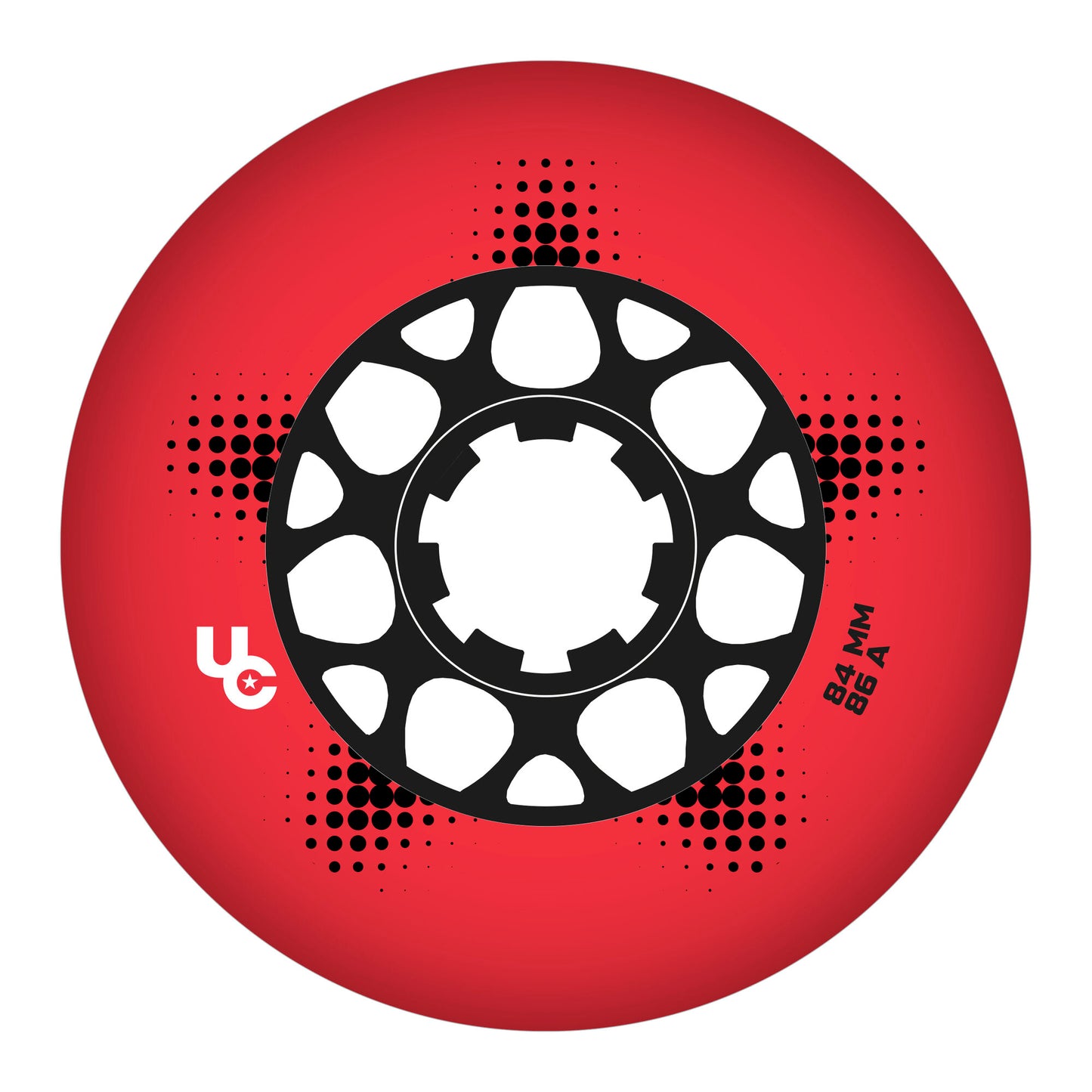 Team PRO 84mm/86a red, 4-Pack