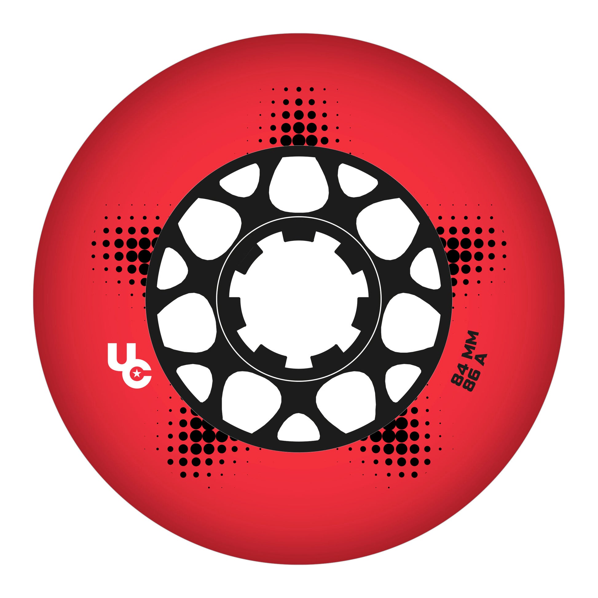 Team PRO 84mm/86a red, 4-Pack