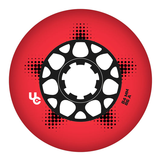 Team PRO 84mm/86a red, 4-Pack