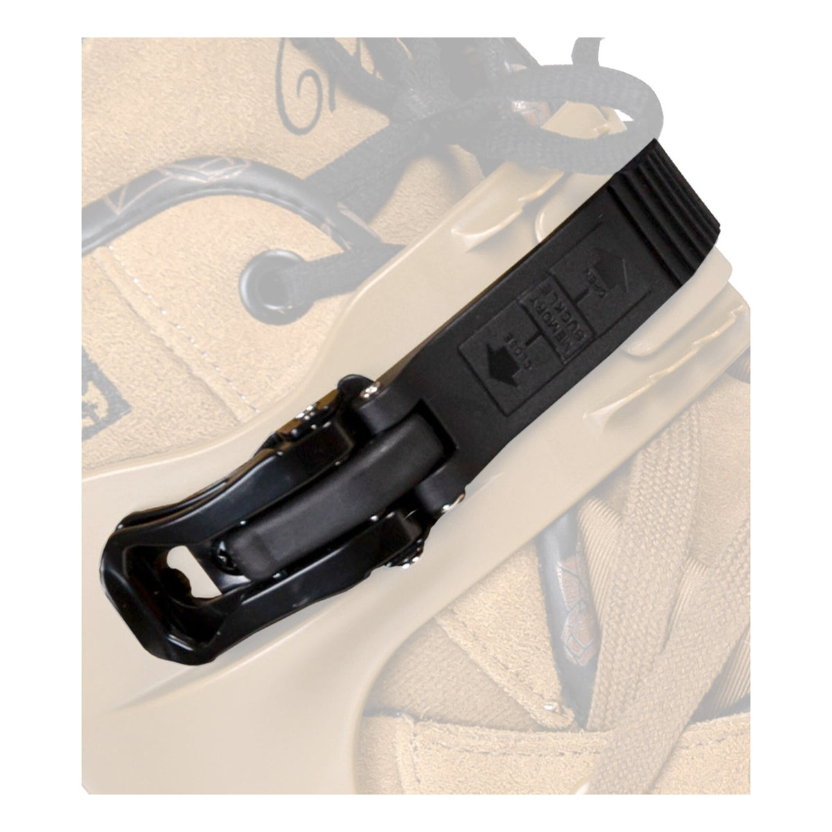 Kizer AL Memory Buckle Black incl. Hardware