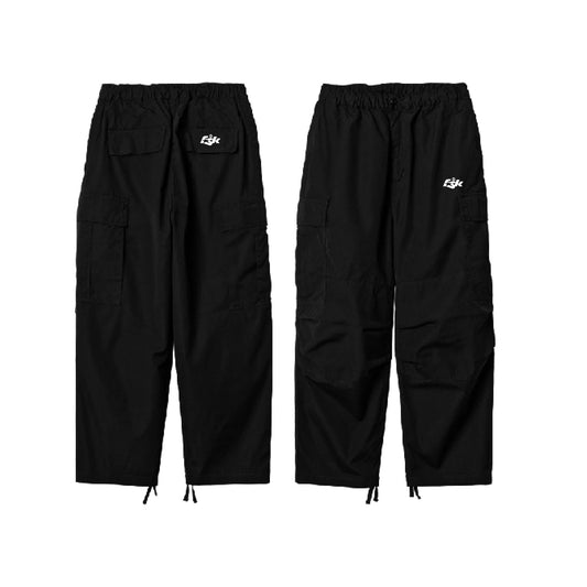 FSK Logo Cargo Pants Black