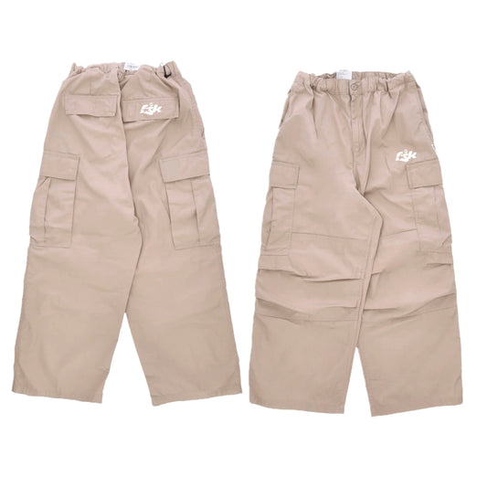 FSK Logo Cargo Pants Sand