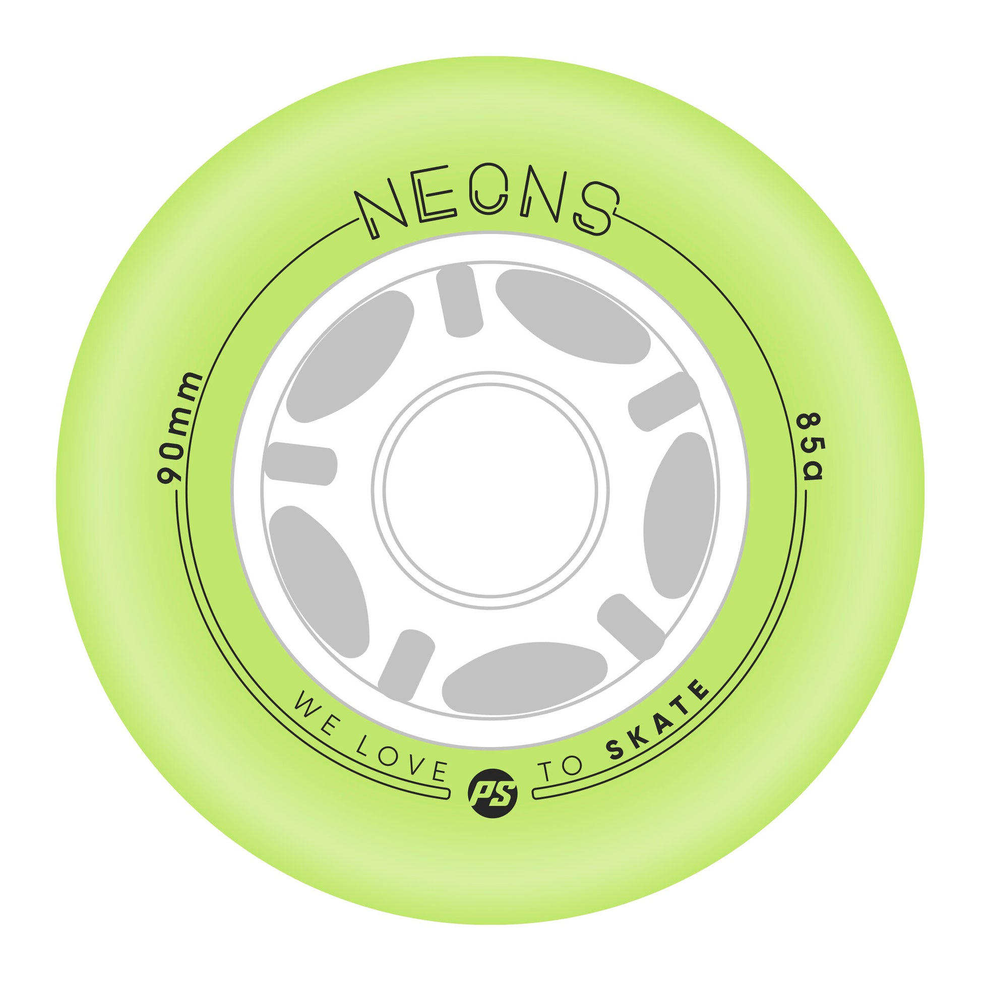 Neons LED 90/85A Green 4-pack