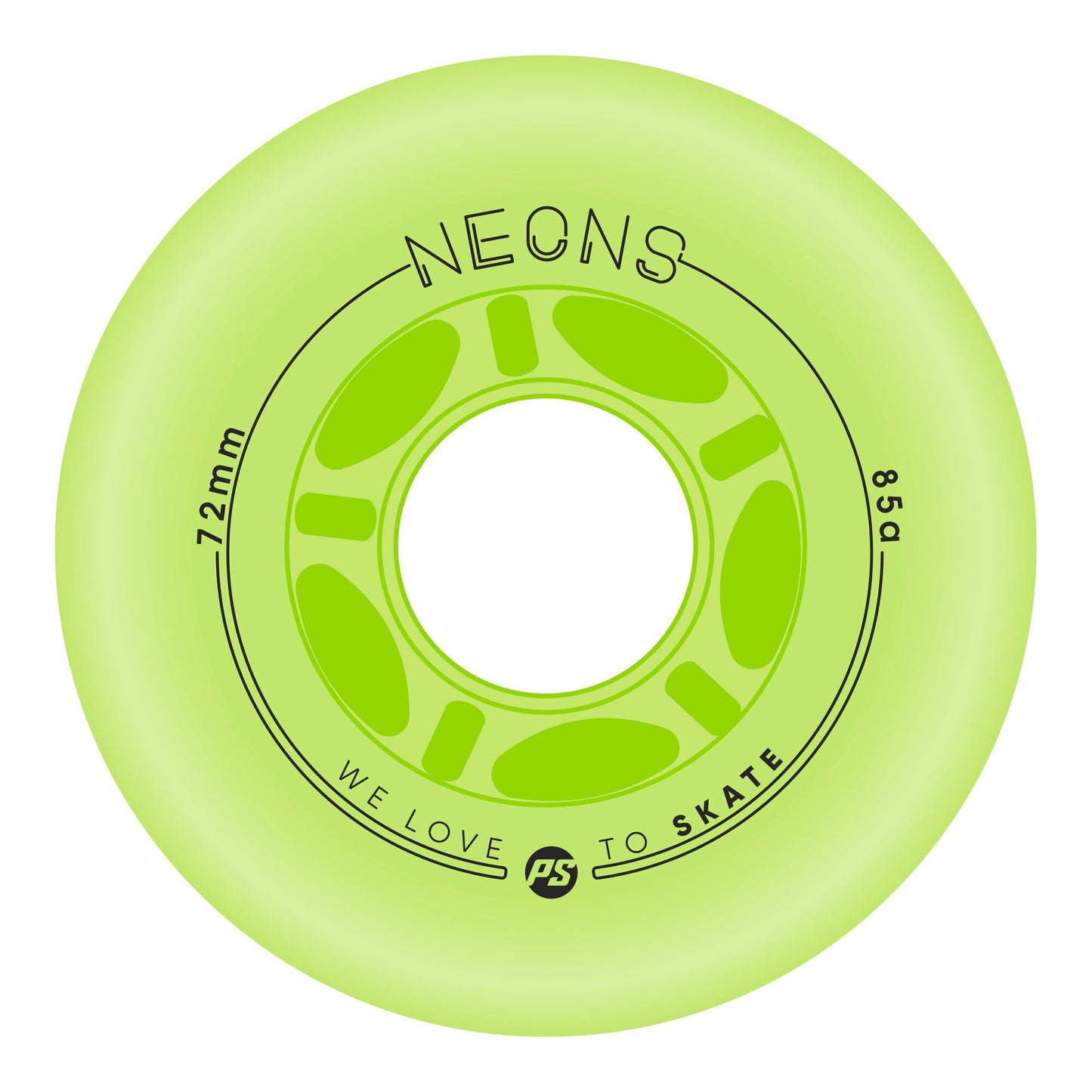 Neons LED 72/85A Green 4-pack