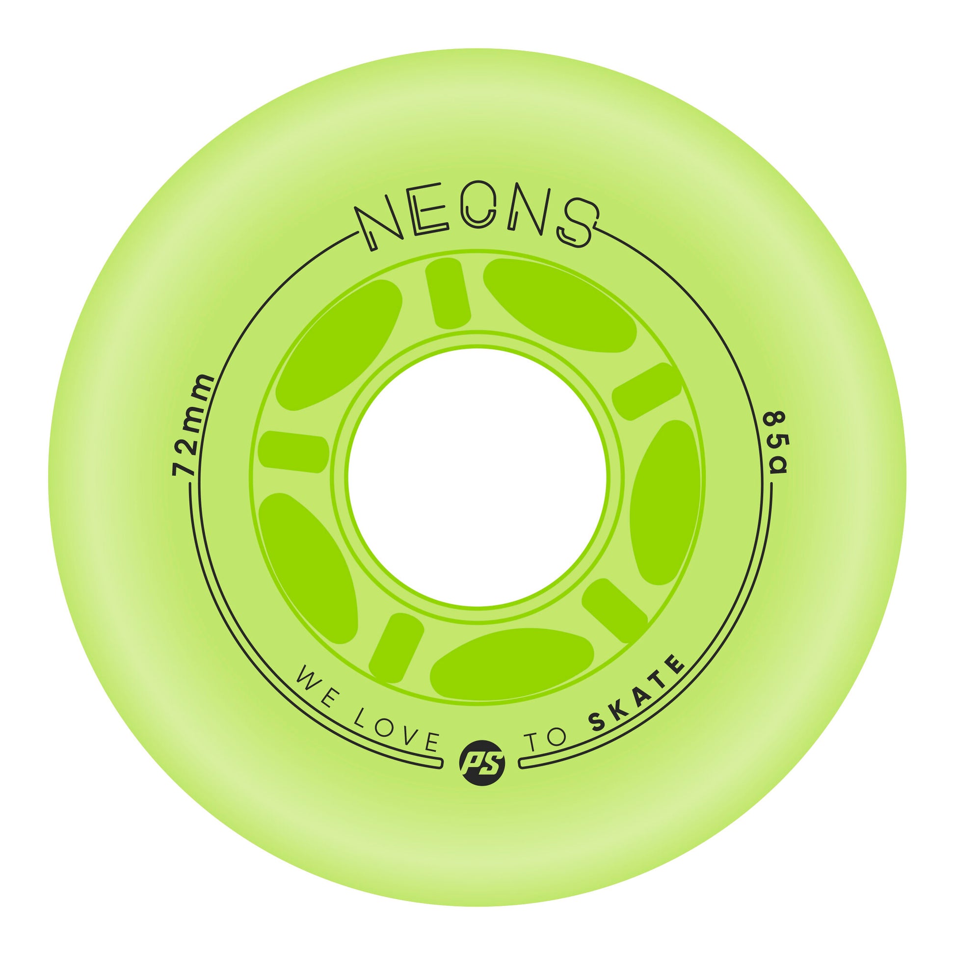Neons LED 72/85A Green 4-pack