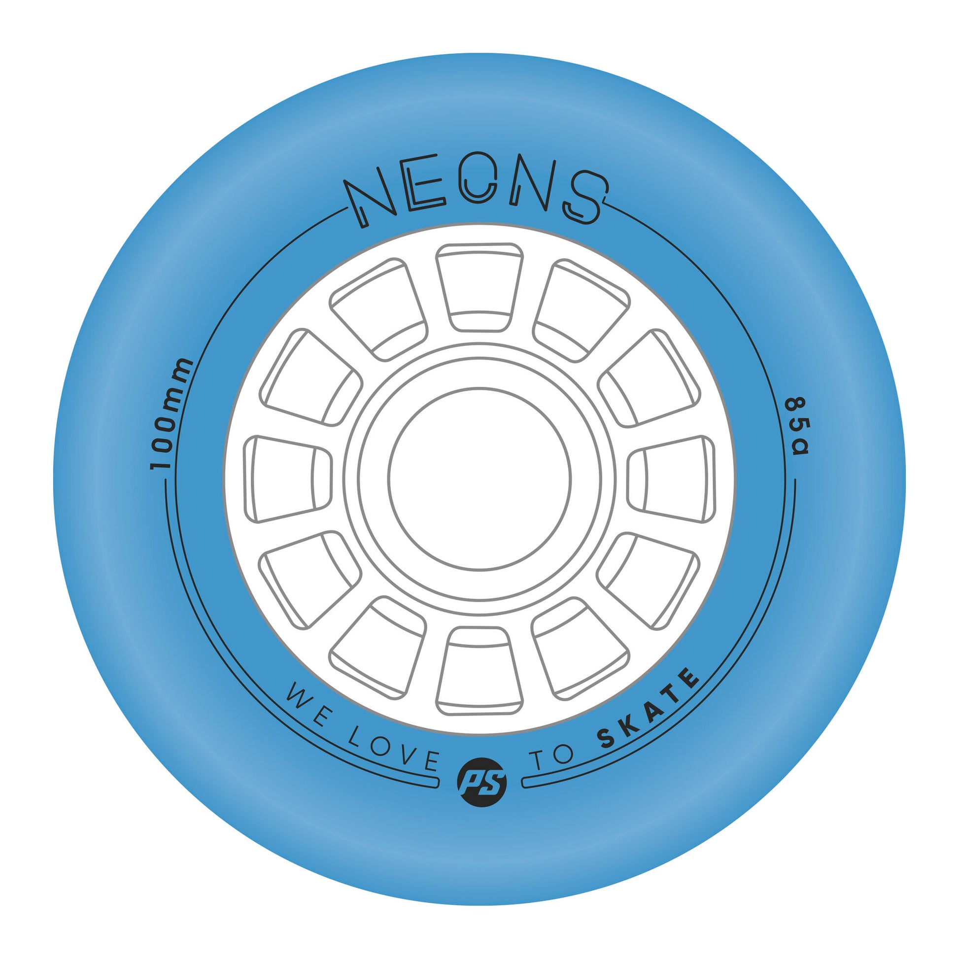 Neons LED 100/85A Blue 3-pack