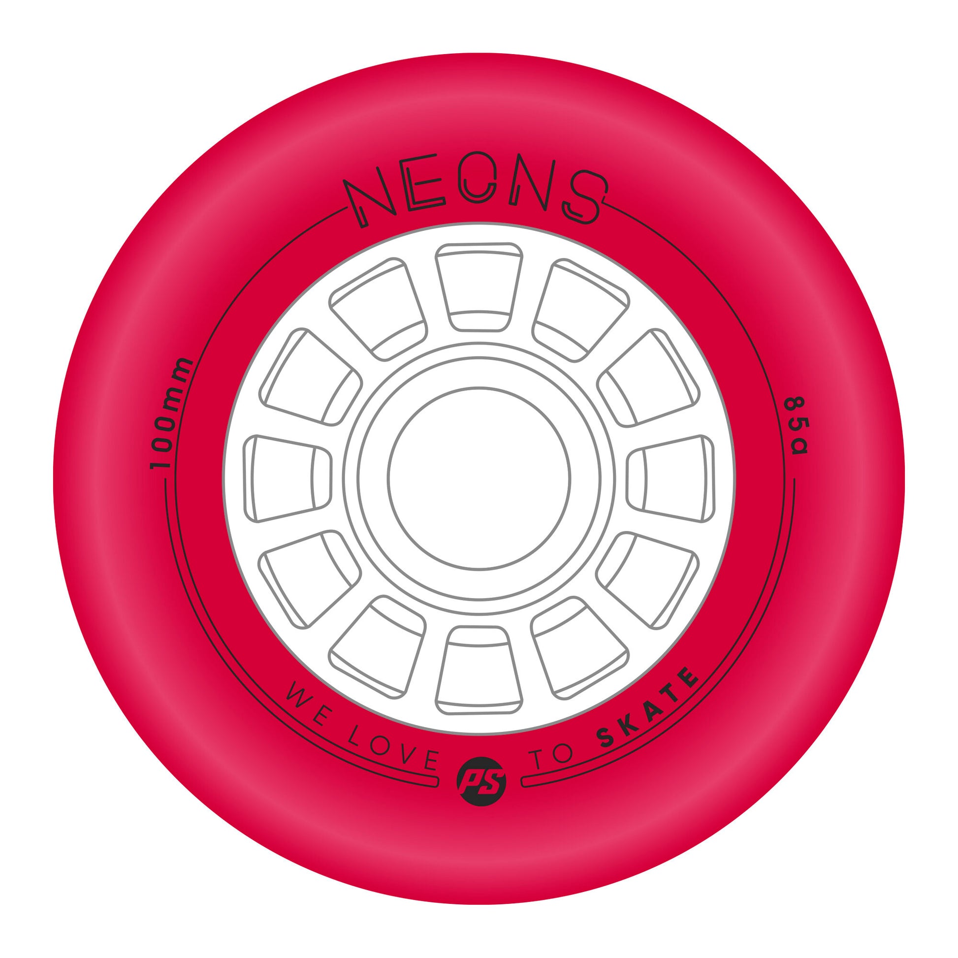 Neons LED 100/85A Red 3-pack