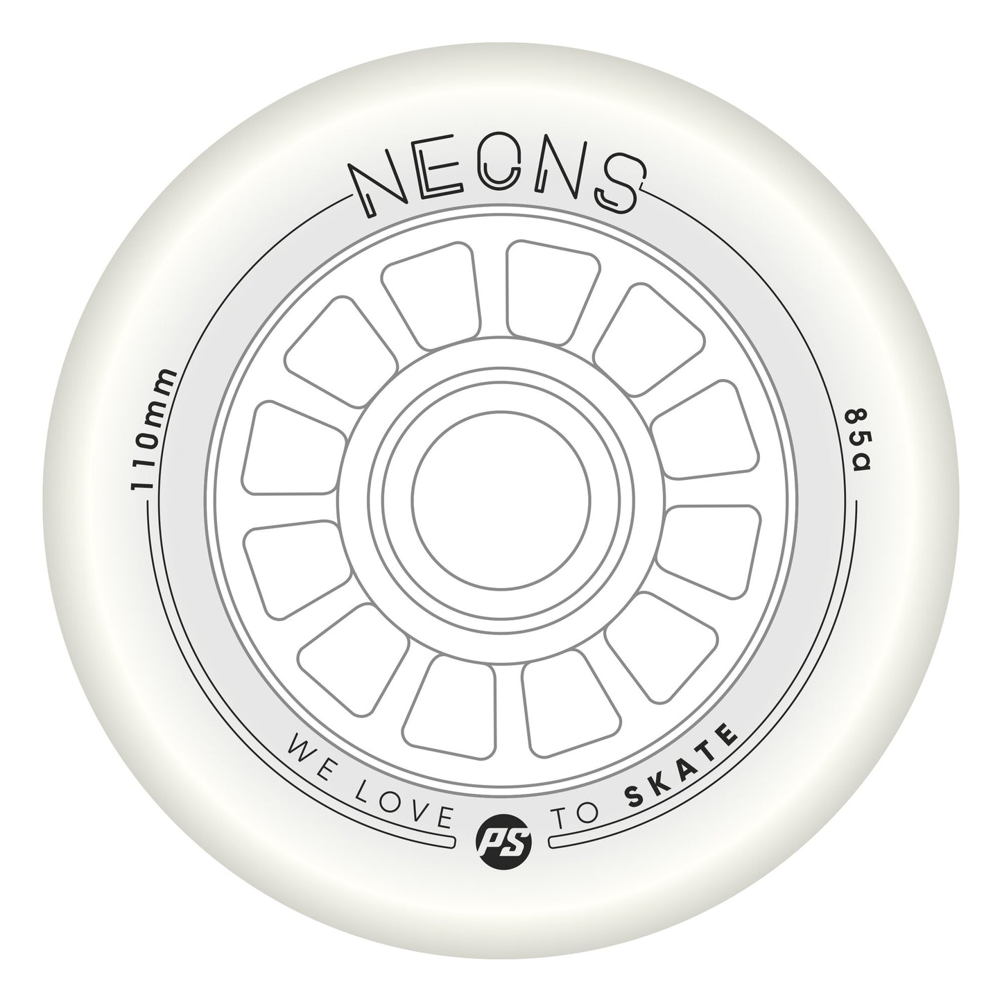 Neons LED 110/85A White 3-pack