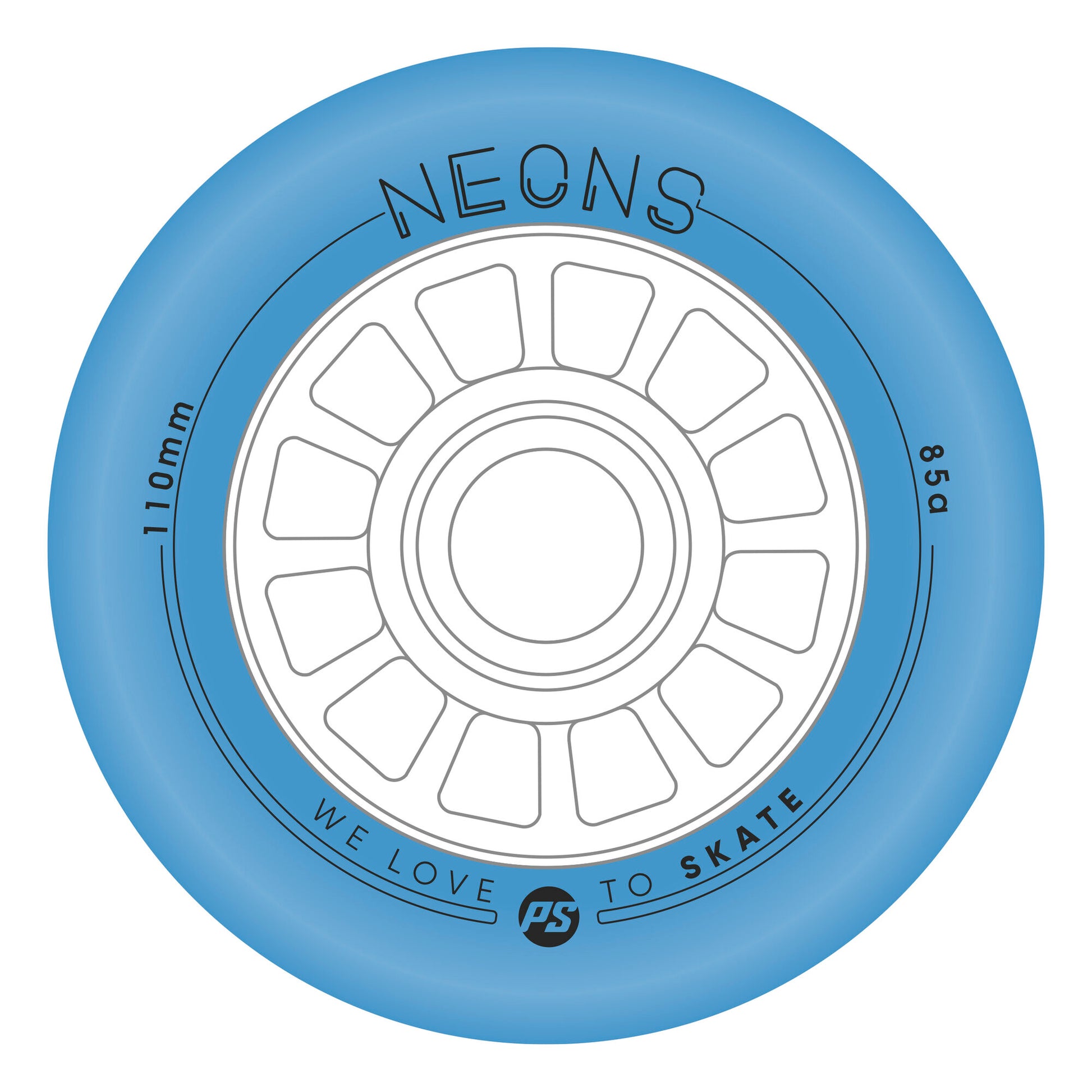 Neons LED 110/85A Blue 3-pack