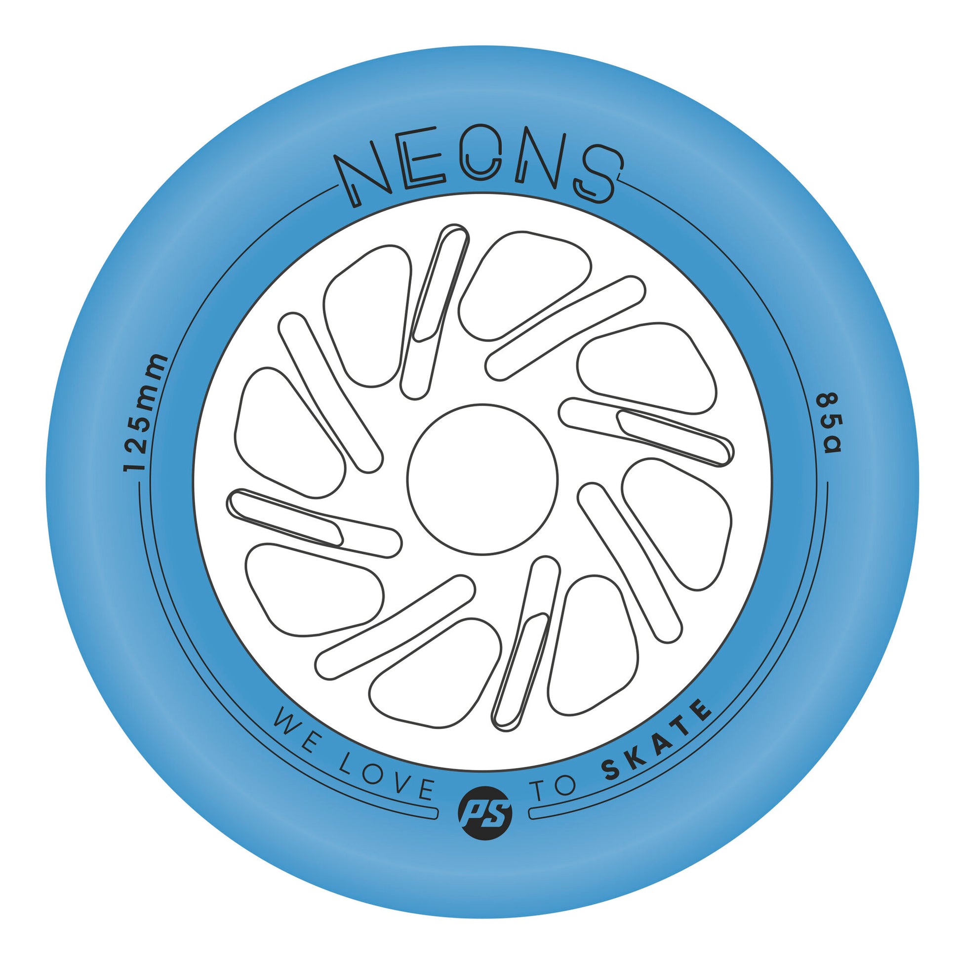 Neons LED 125/85A Blue 3-pack