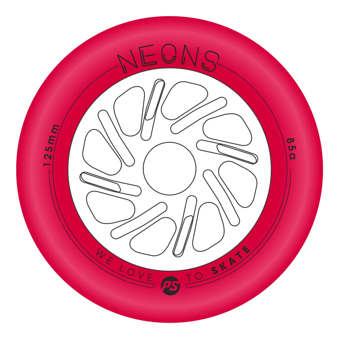 Neons LED 125/85A Red 3-pack