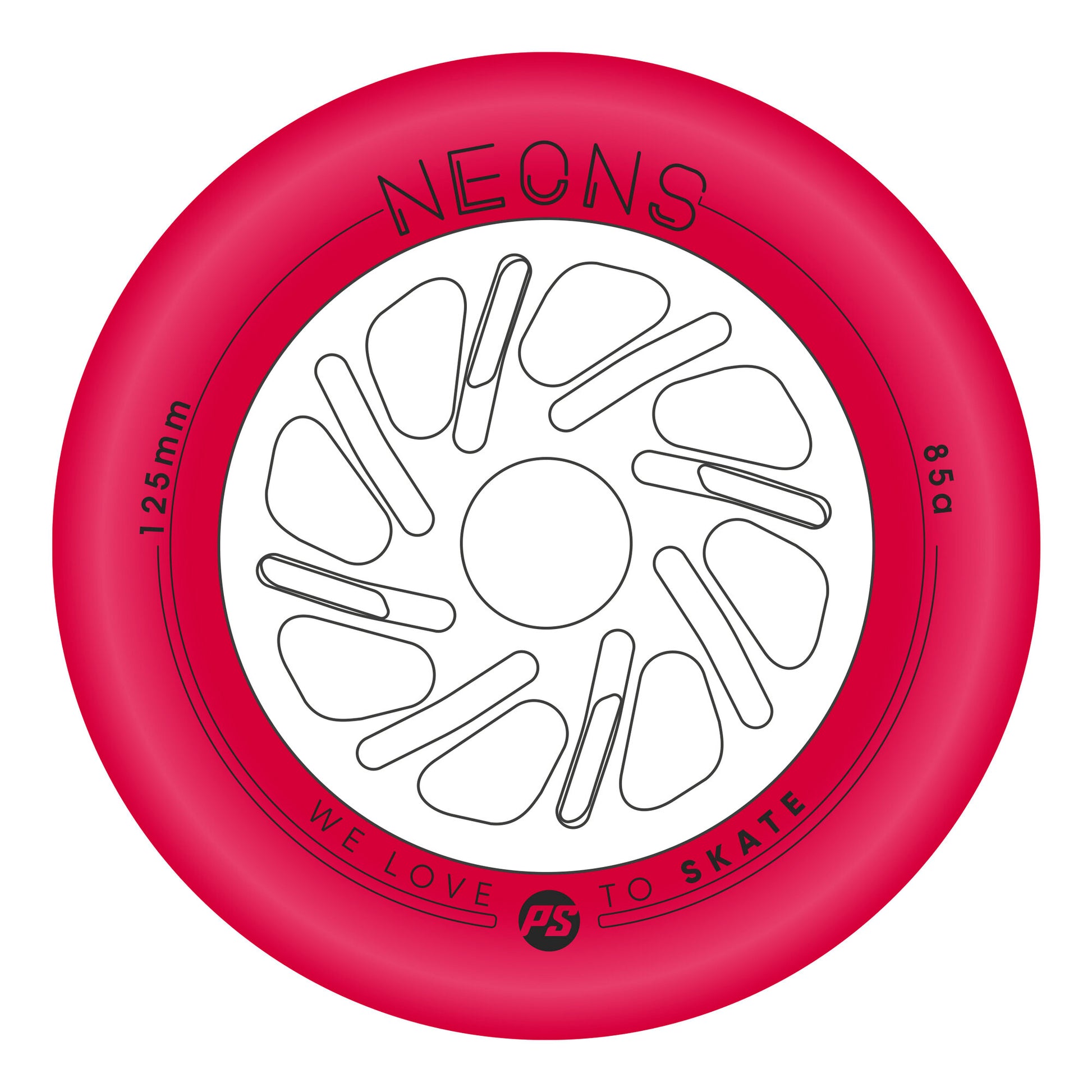 Neons LED 125/85A Red 3-pack