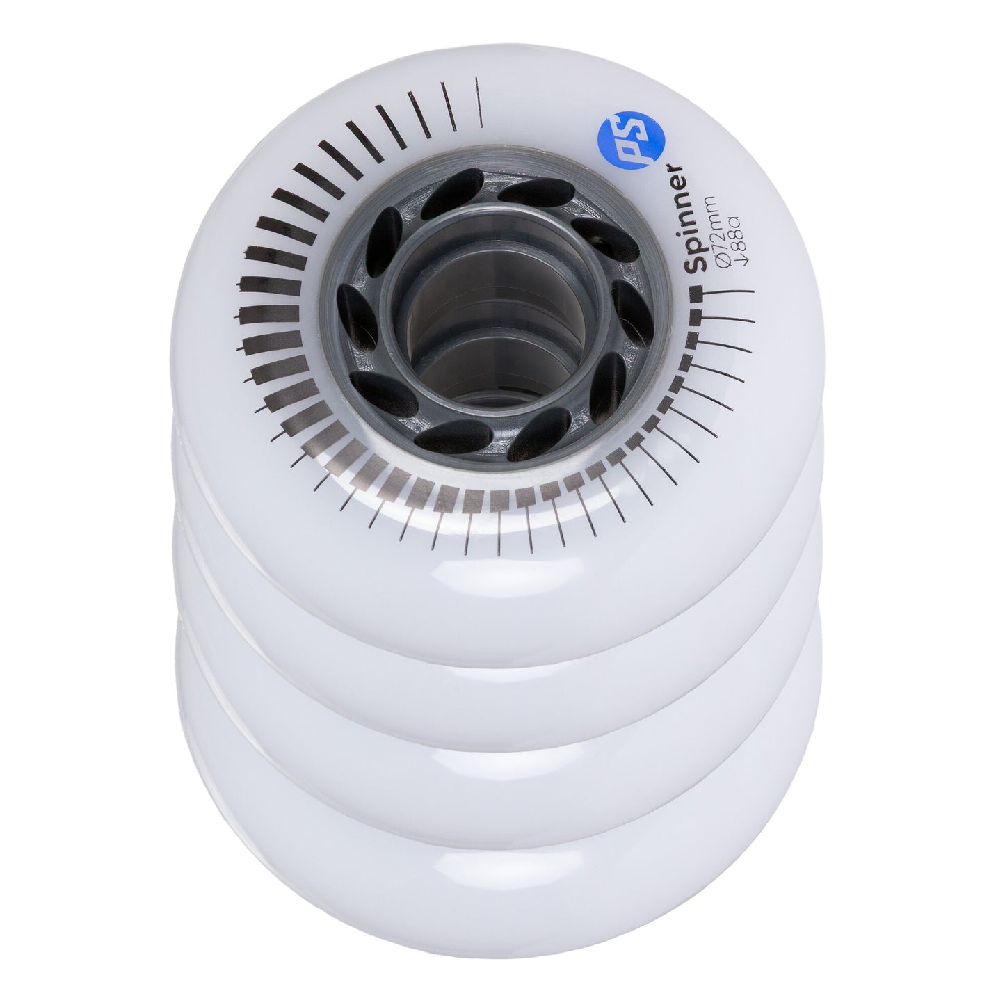 Spinner 72/88A White, 4-pack (2)