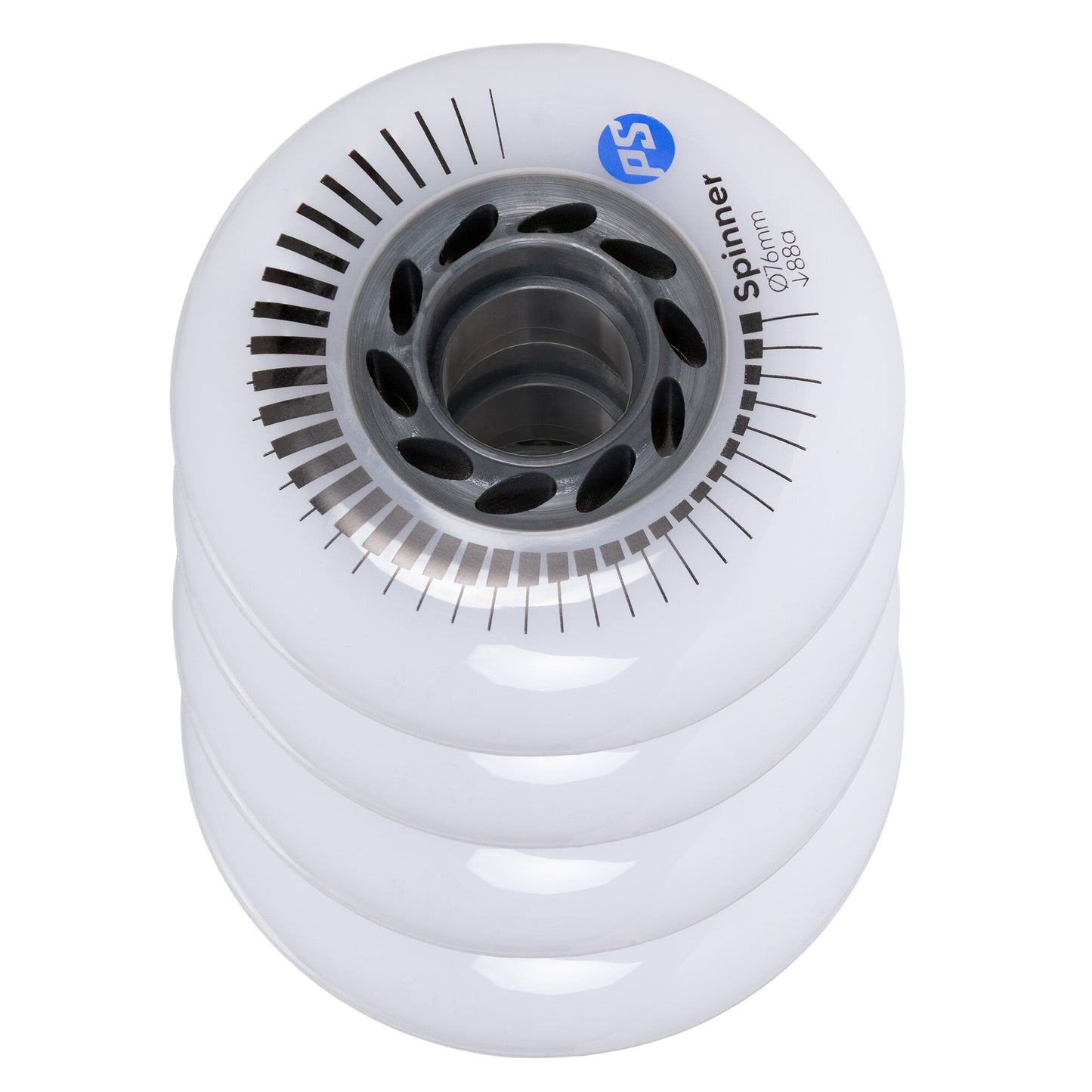 Spinner 76/88A White, 4-pack (2)