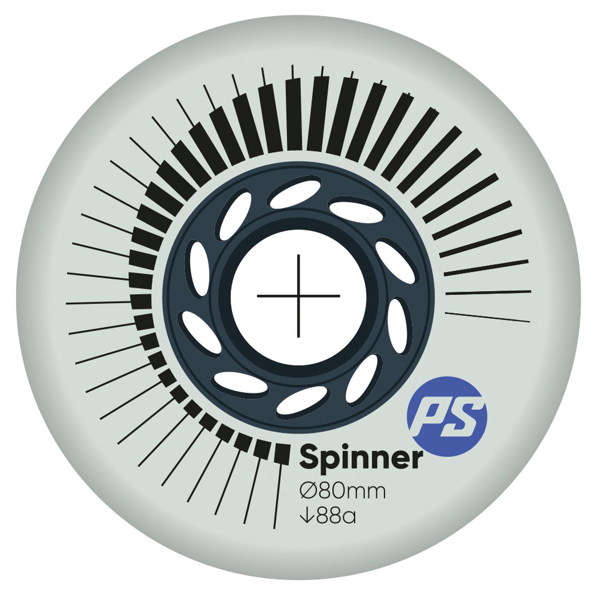 Spinner 80/88A White, 4-pack