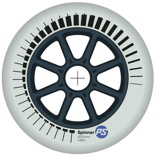 Spinner 125/88A White, 4 pack