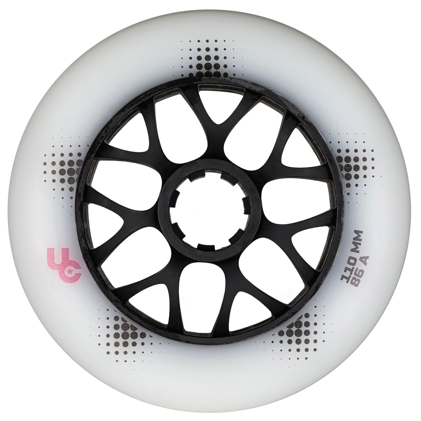 Team PRO 110mm/86a White, 3-Pack