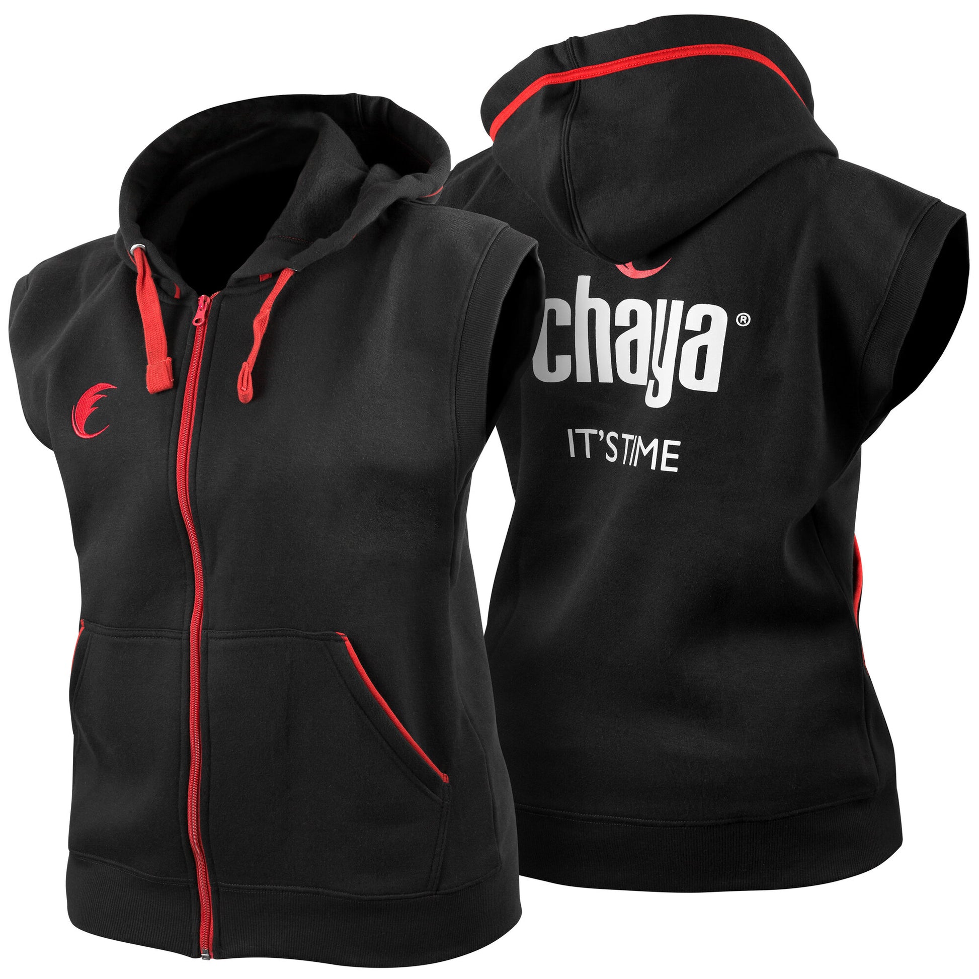 Logo Sleeveless Hoodie (2)