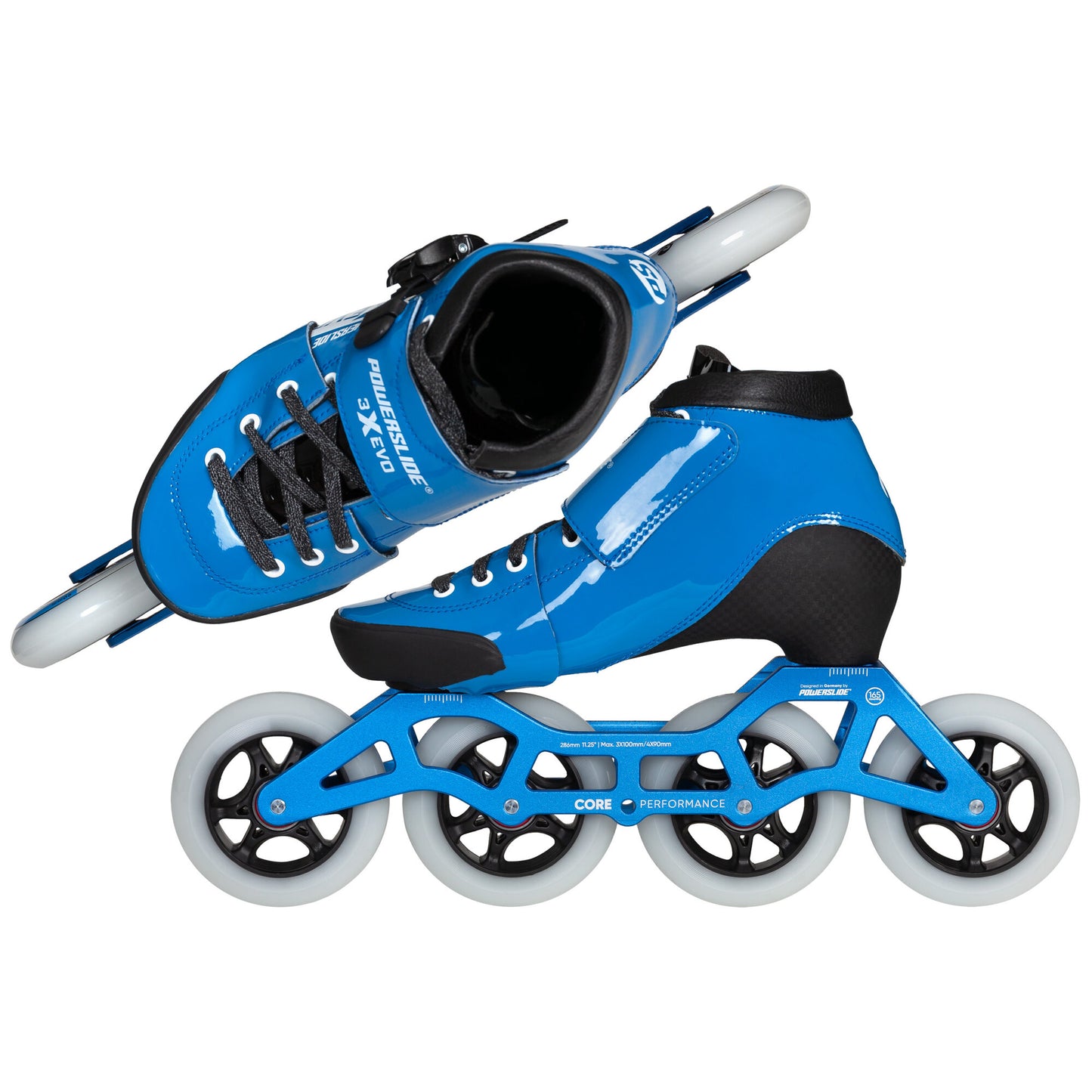 3X  adj. Evo Blue / White (6)