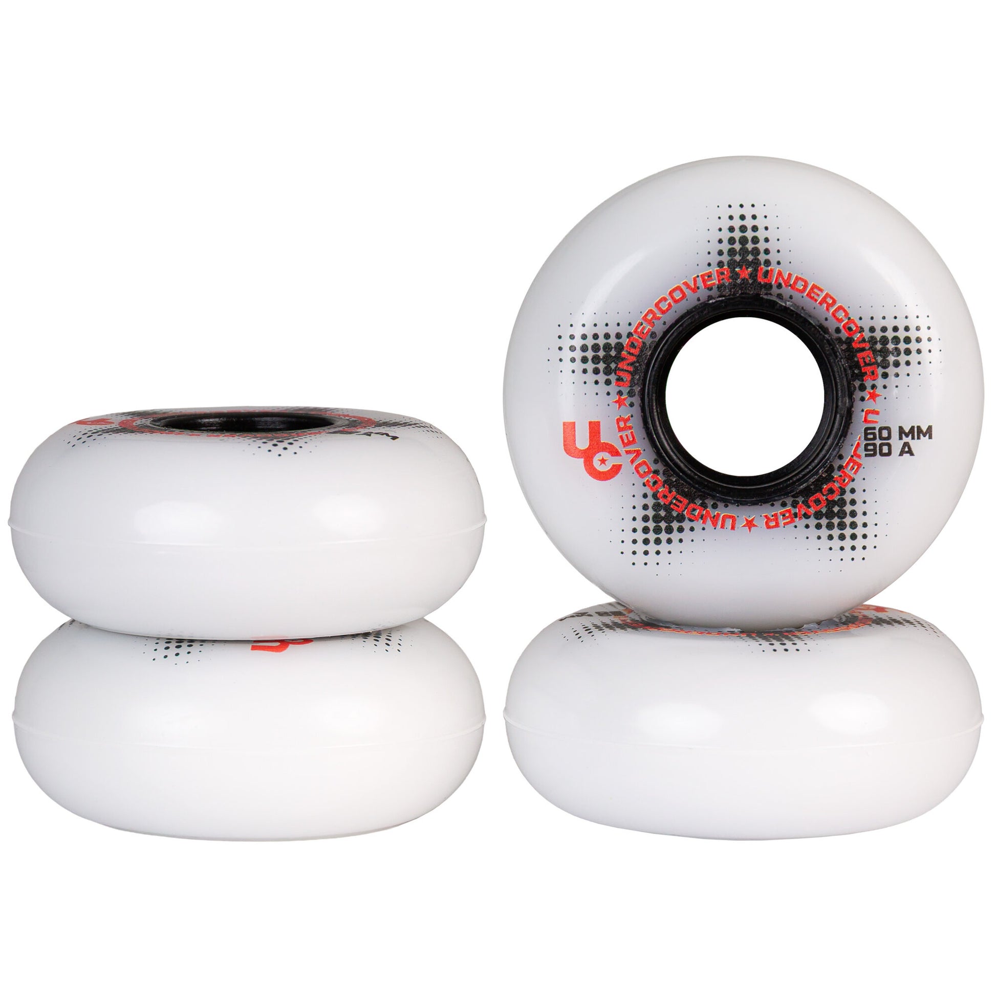 Team PRO 60mm/90A White, 4-Pack (2)