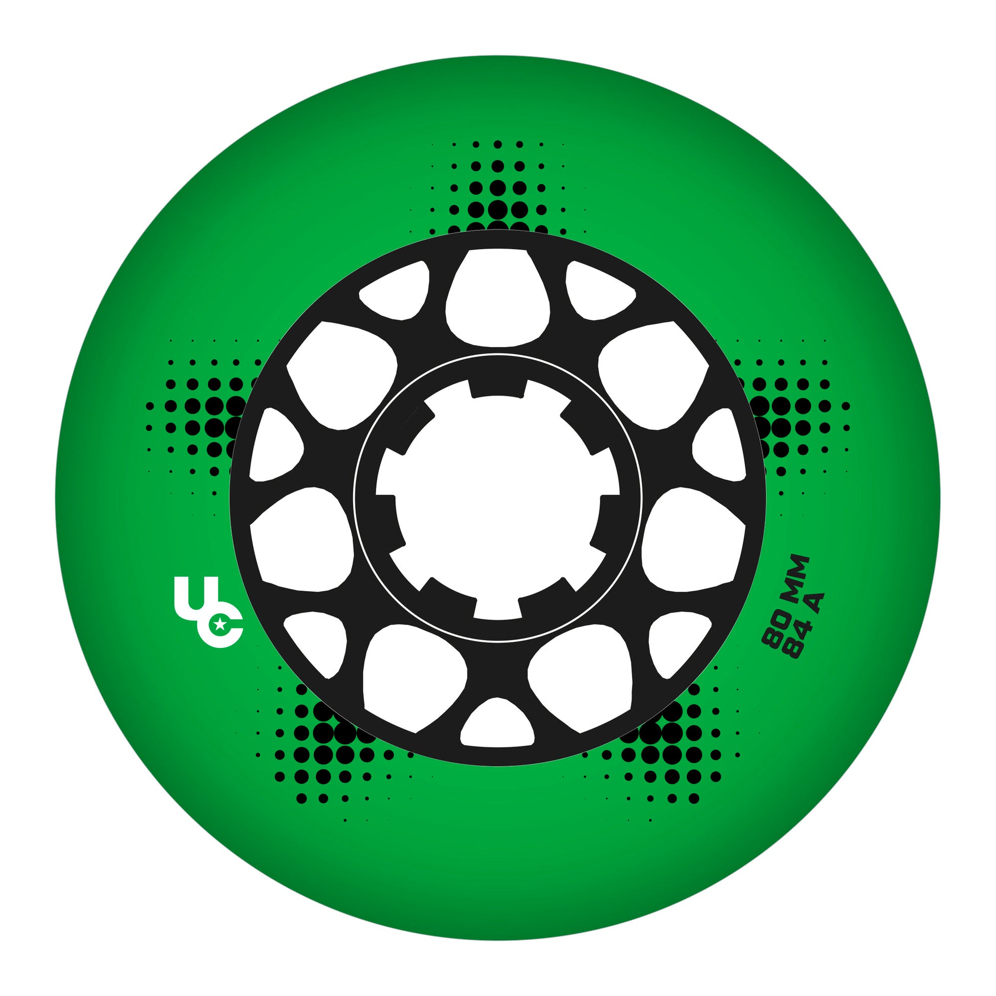 Team PRO 80mm/84a green, 4-Pack