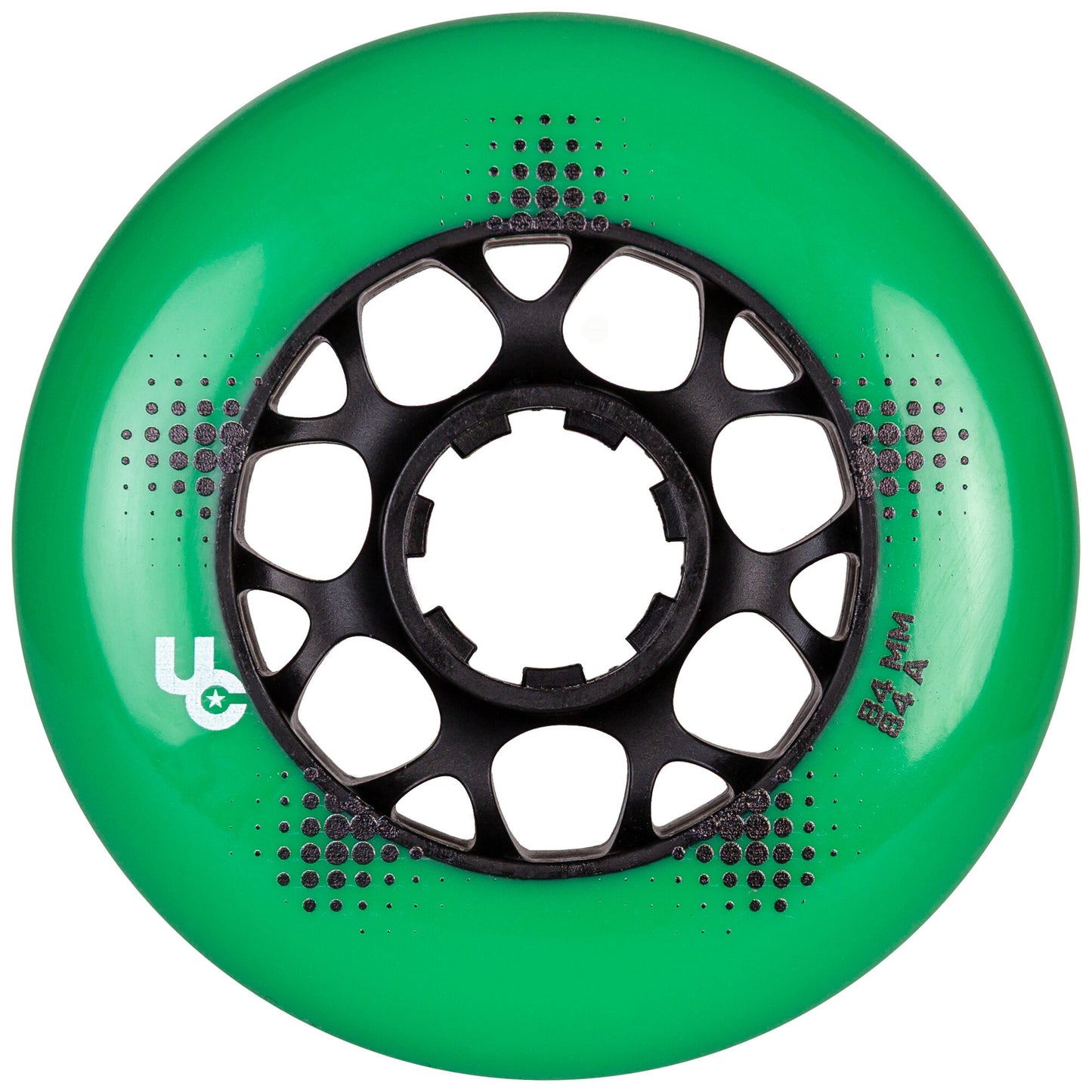 Team PRO 84mm/84A Green, 4-Pack