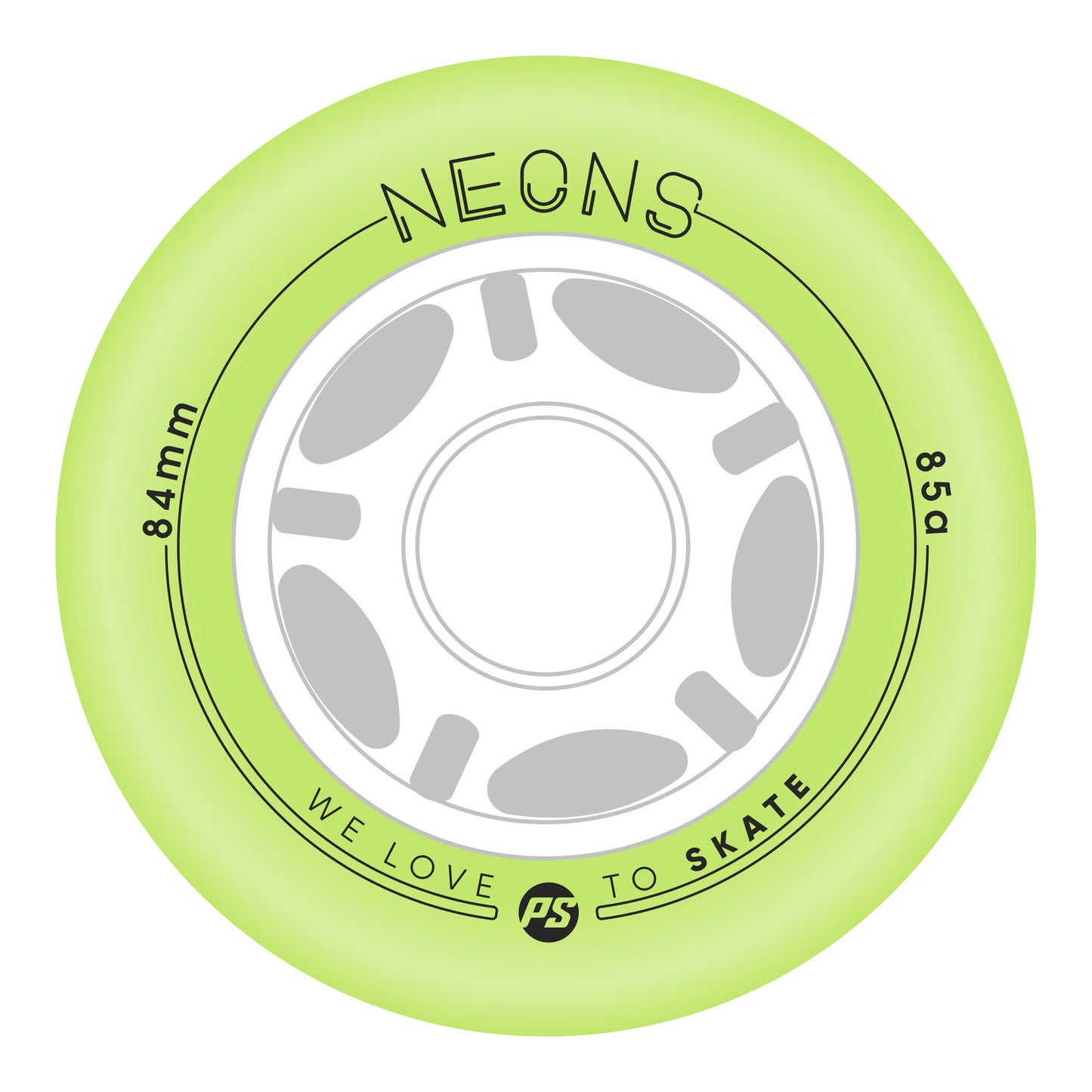 Neons LED 84/85A Green 4-pack