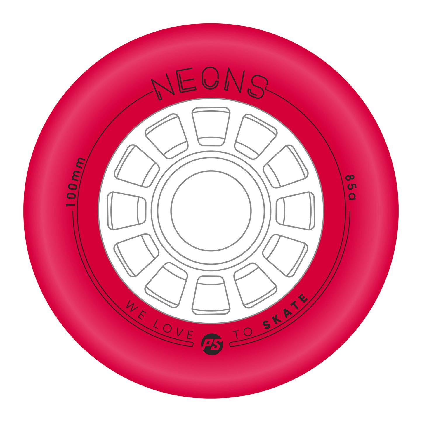 Neons LED 100/85A Red 3-pack