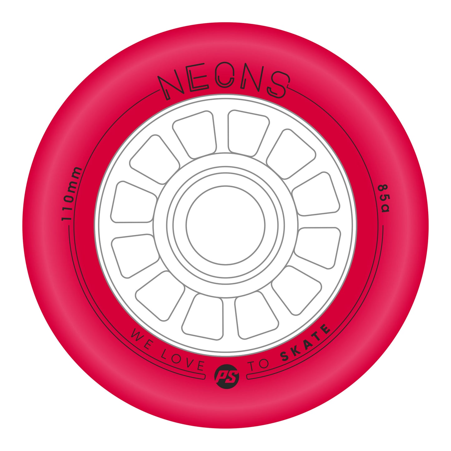 Neons LED 110/85A Red 3-pack