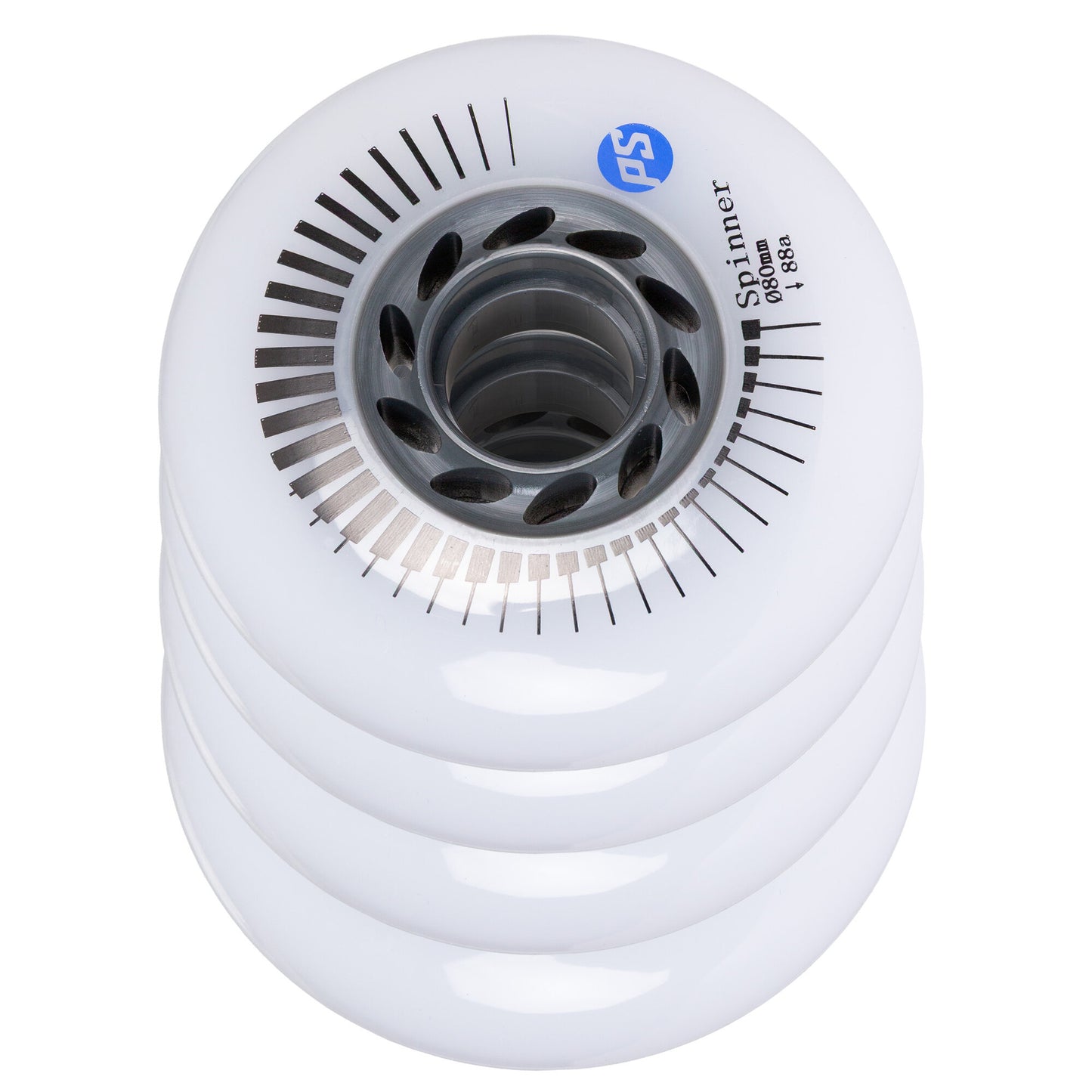 Spinner 80/88A White, 4-pack (2)
