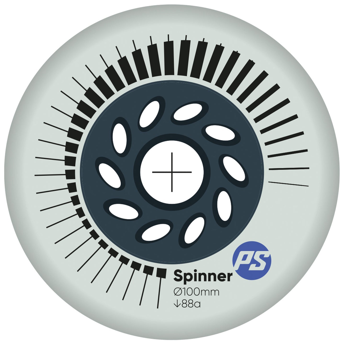 Spinner 100/88A White, 4 pack