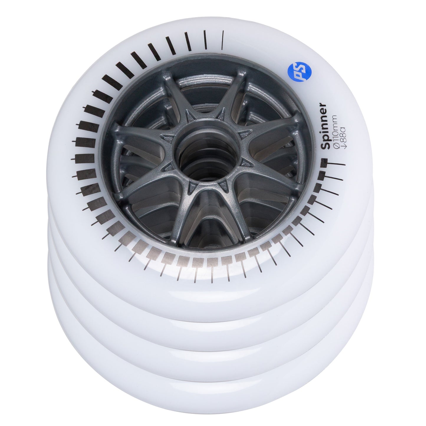 Spinner 110/88A White, 4 pack (2)