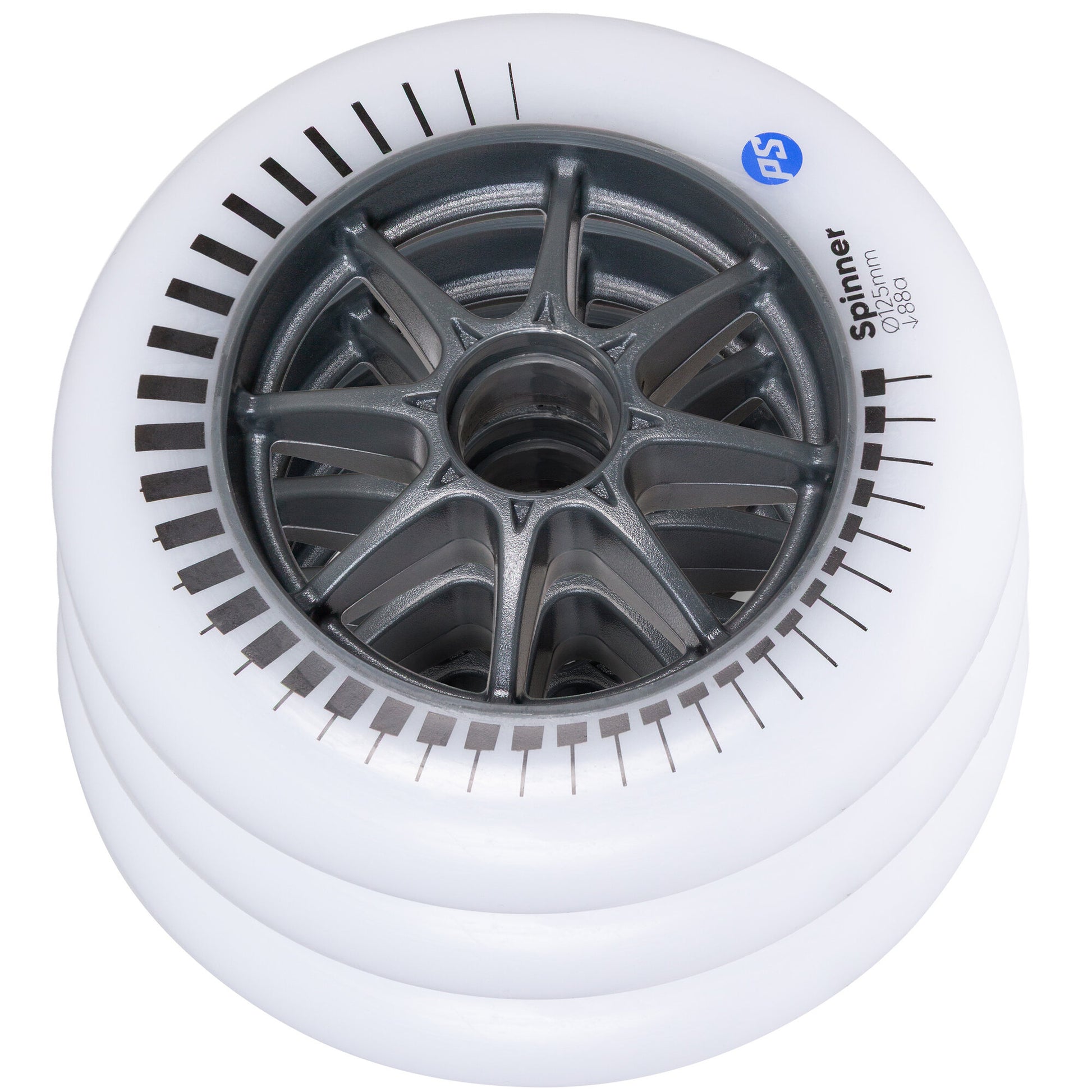 Spinner 125/88A White, 3-pack (2)