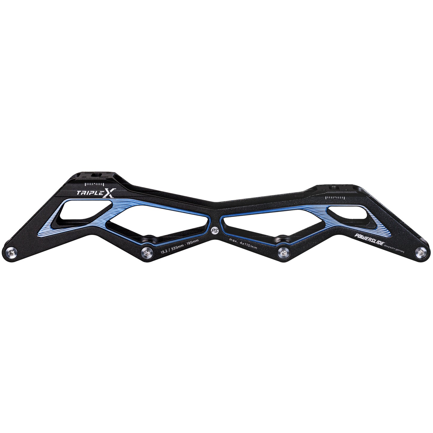 Triple X 13.3"/4x110 Black/Blue 195