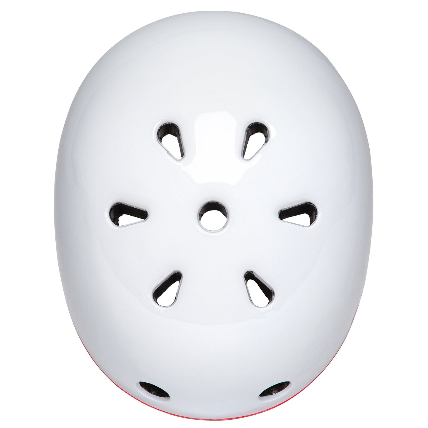 Elite White Red Shiny (include removable peak) (3)